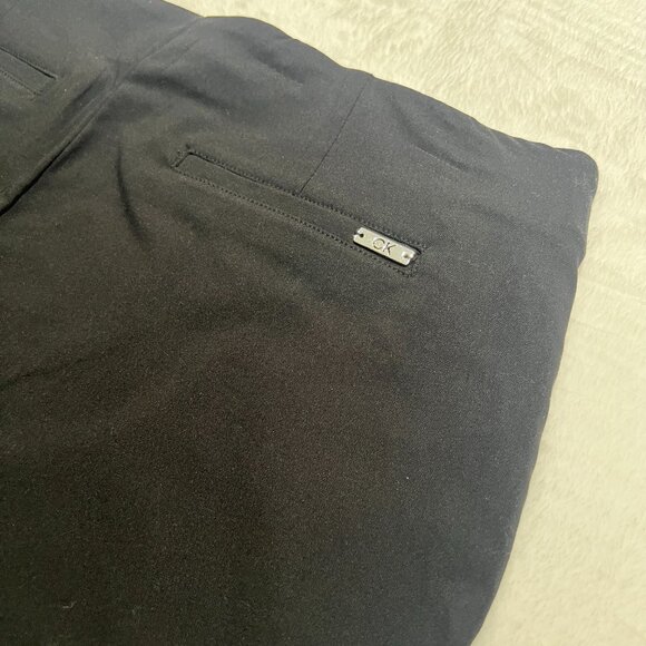 Calvin Klein stretch black office or casual pants - Picture 6 of 9